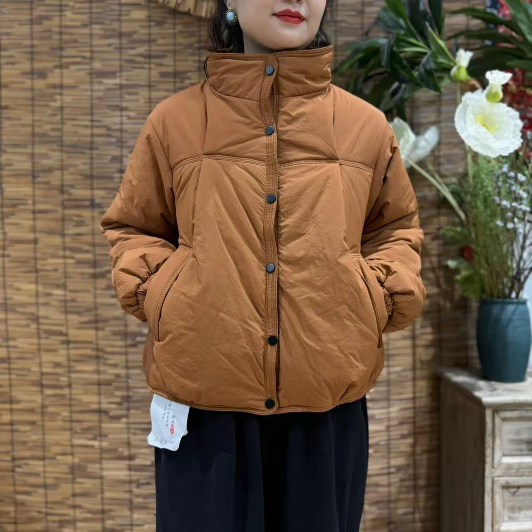 17475新款秋冬加厚洋气保暖宽松百搭上衣棉服