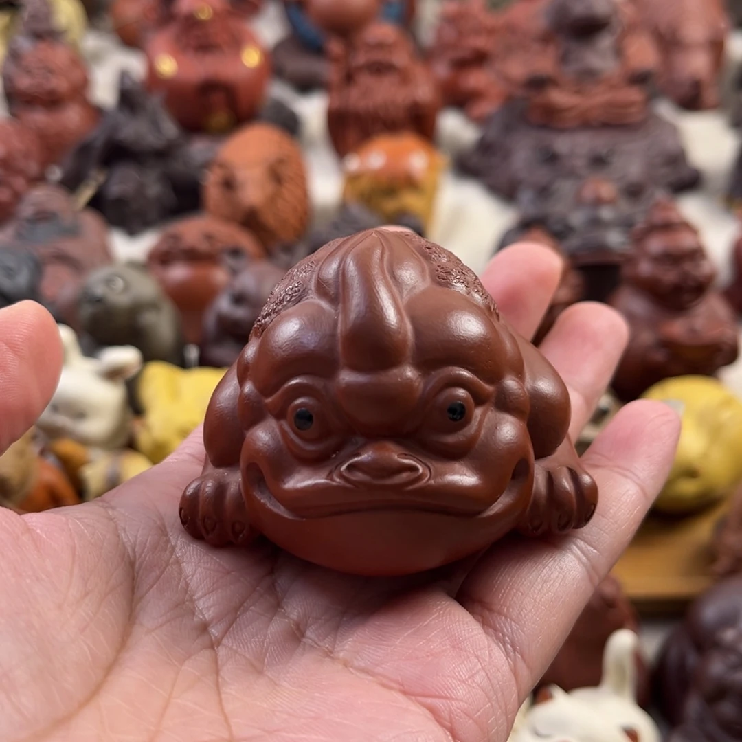 紫砂茶宠紫砂金蟾