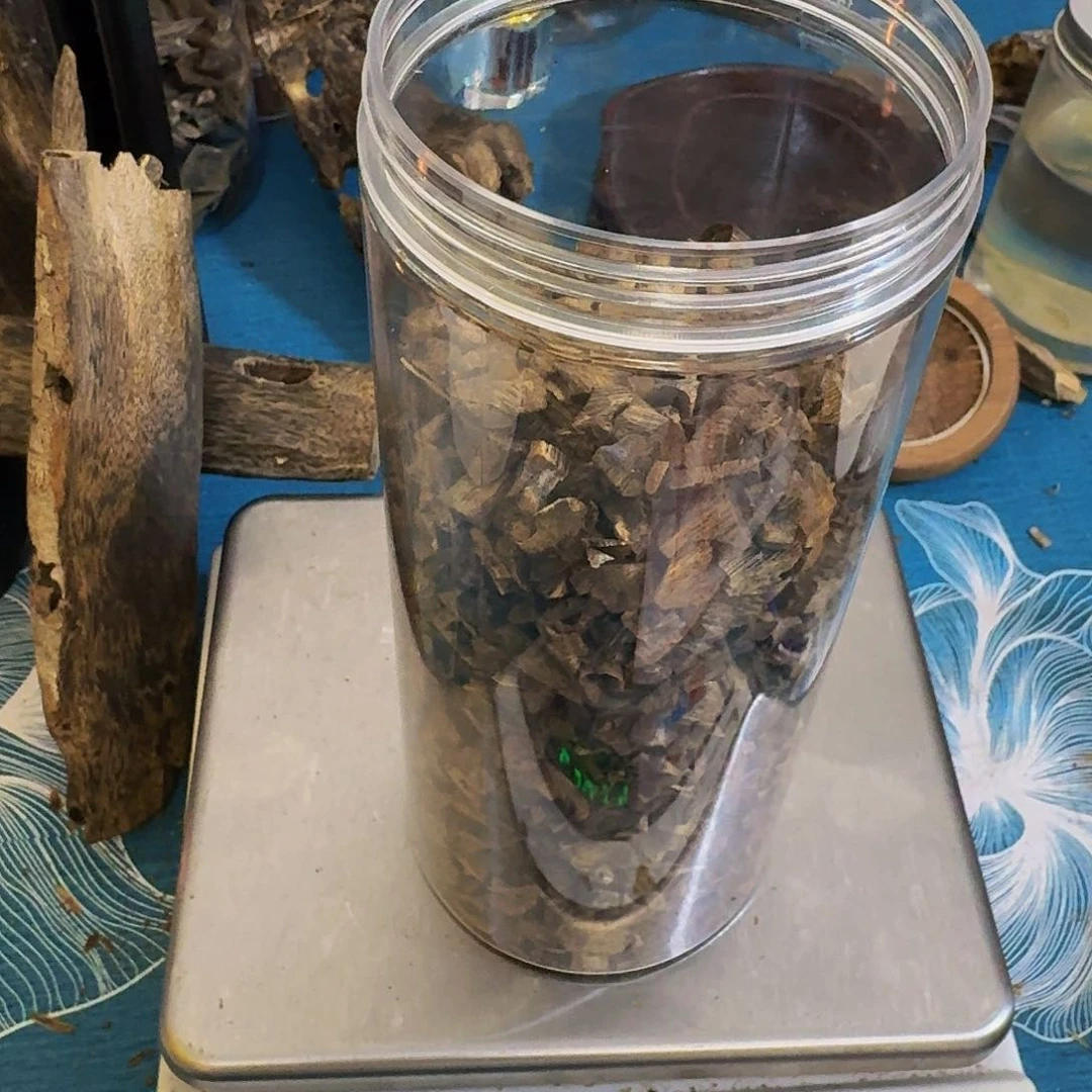 沉香沉香碎屑1*5棋楠沉香红骨米粒+蜡熏炉