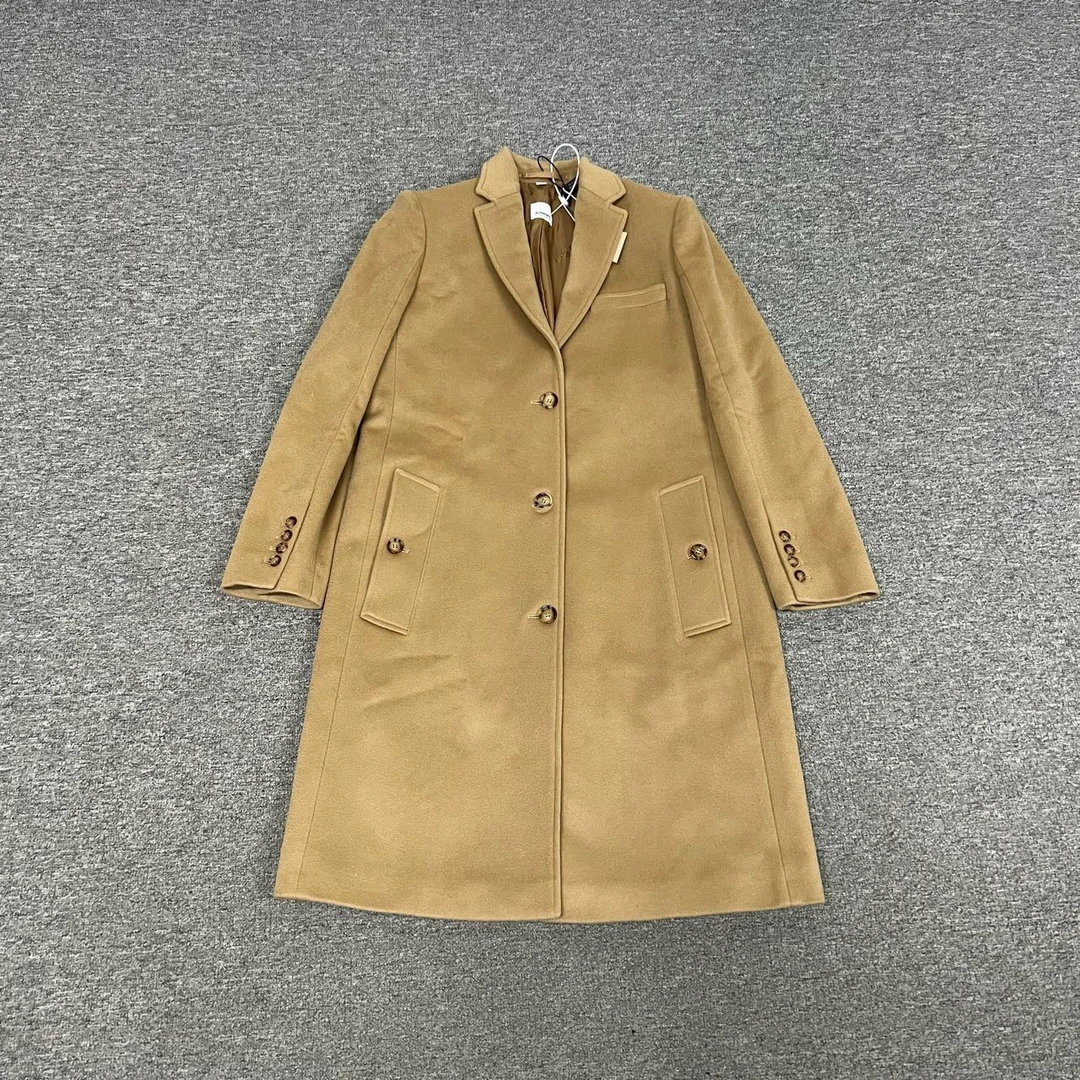 99新 BURBERRY/博柏利 Burberry 卡其色 大衣 uk10