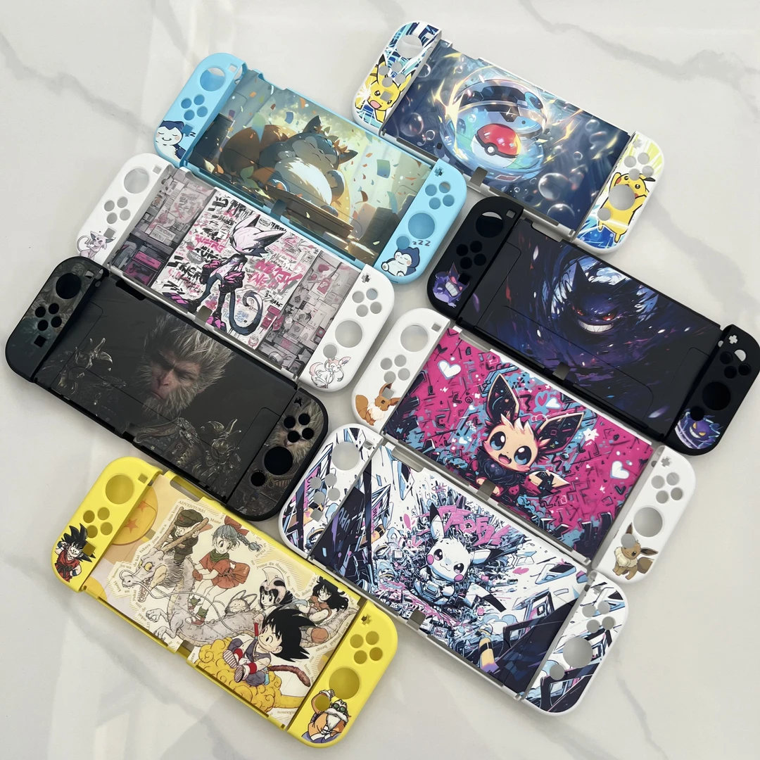 Switch2硅胶保护壳oled 防摔游戏保护套分体手柄便携switch配件