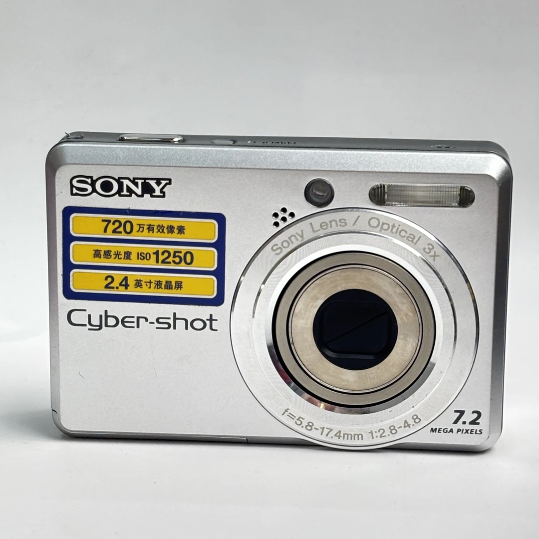 95新 Sony/索尼 s730银色720万像素3倍变焦复古ccd