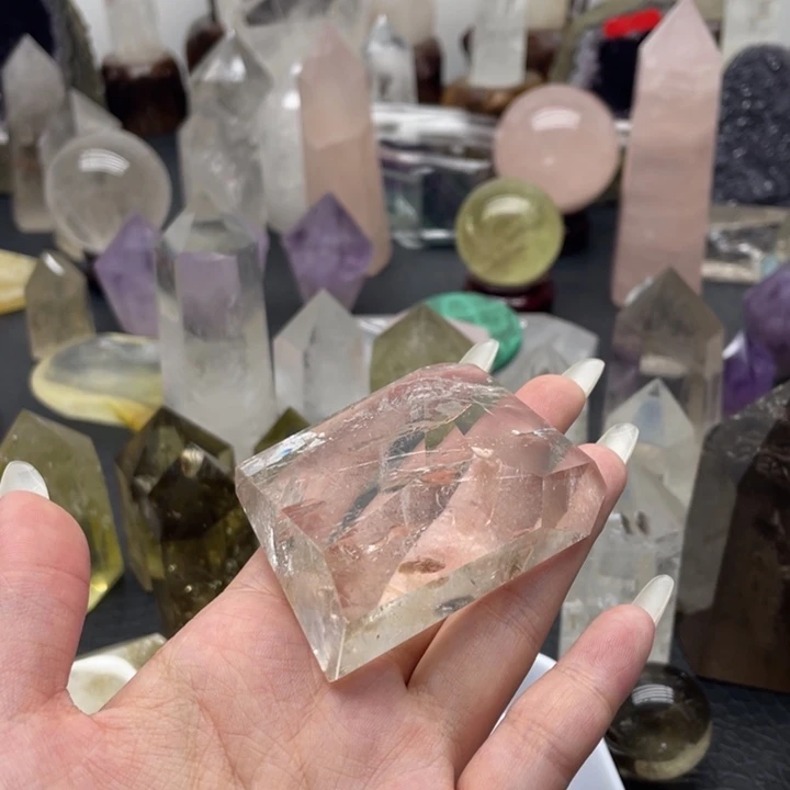 鸡***^水晶珠宝半成品未镶嵌天然水晶13