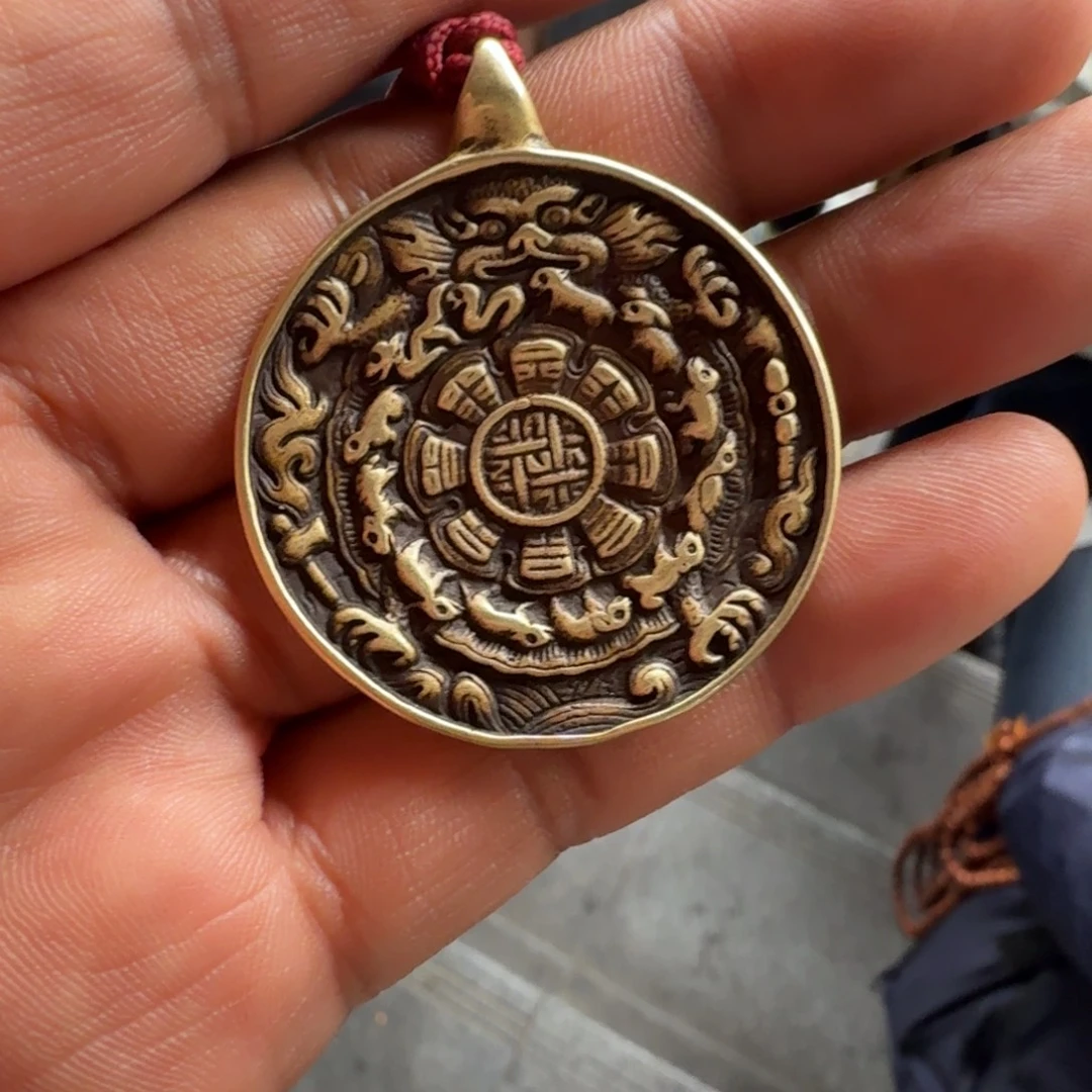 精品铜材质九宫牌子