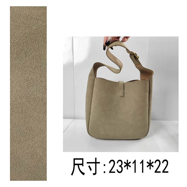 PG074 25新款经典磨砂灰绿色HOBO 单肩腋下包