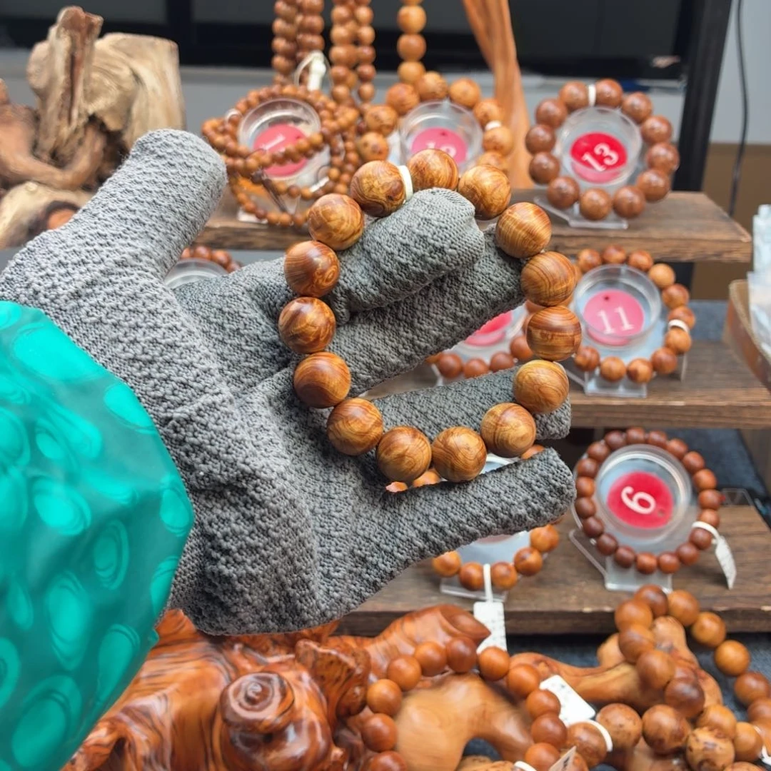 柏木（崖柏）手串/手链15龙胆闪