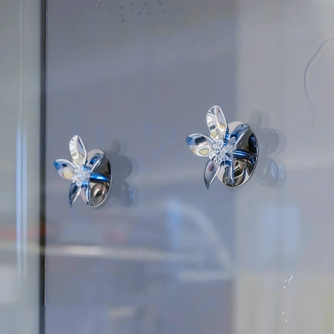 锌合金创意装饰挂钩强力黏胶墙壁浴室卫生间门后无痕免打孔粘衣钩