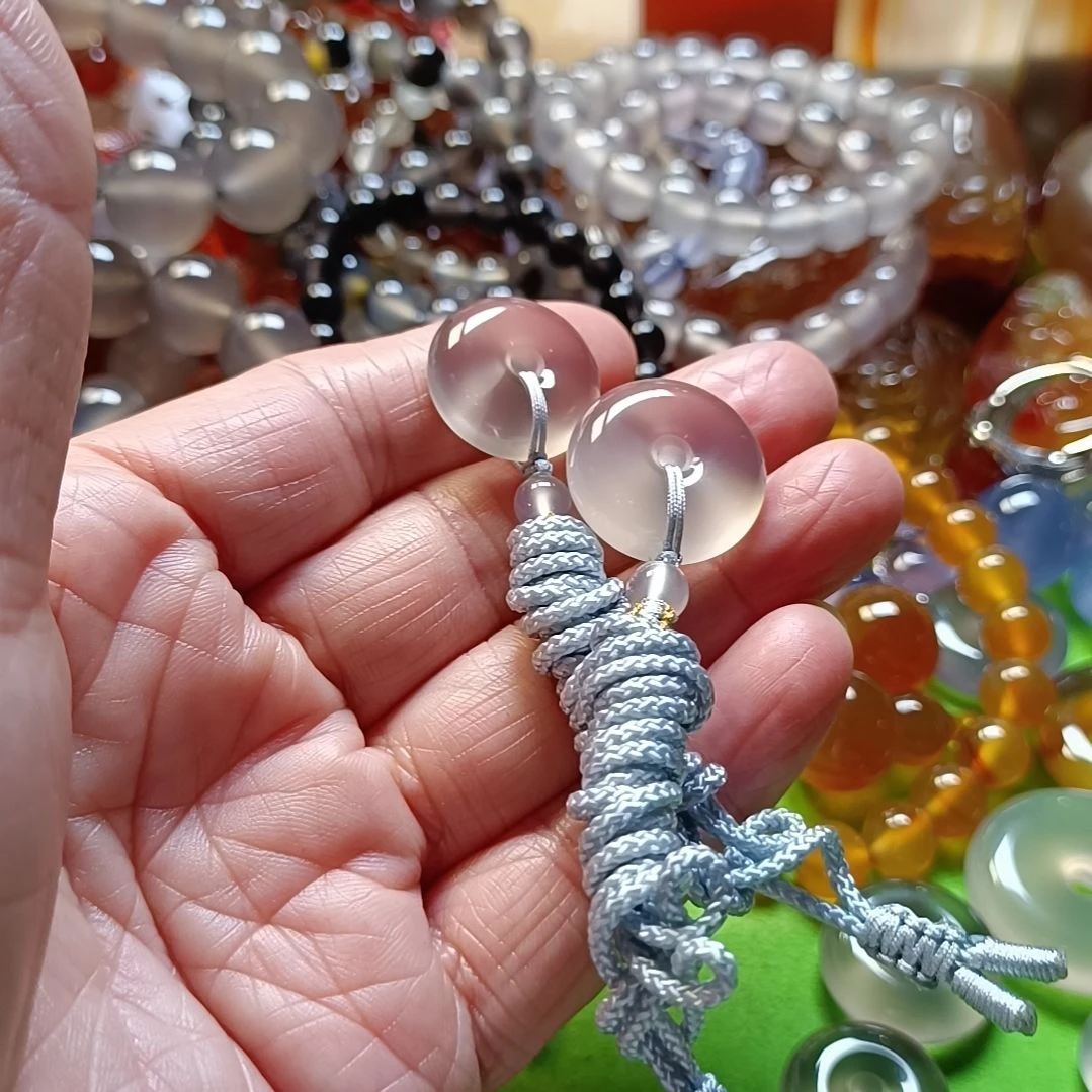 玛瑙/玉髓颈饰未镶嵌浪***条