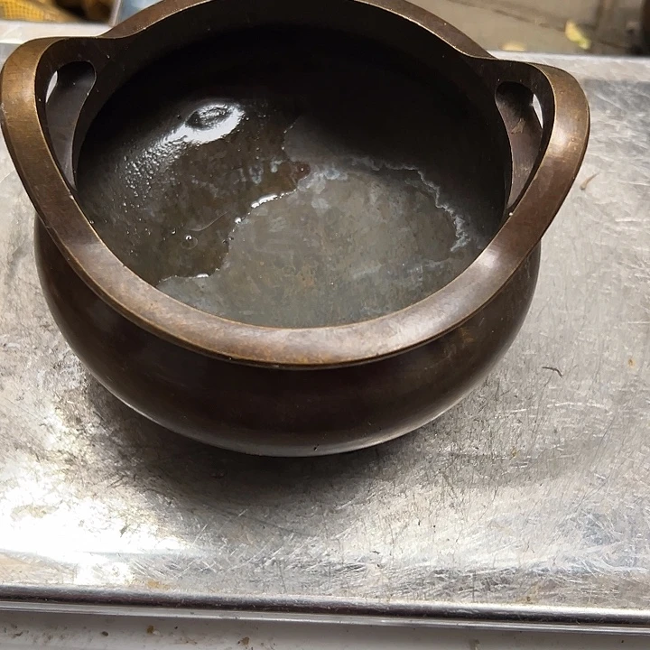 山***峰黄铜摆件，文房工艺品摆件