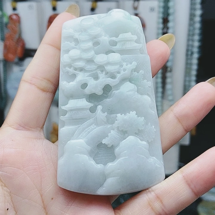 翡翠未镶嵌颈饰翡翠