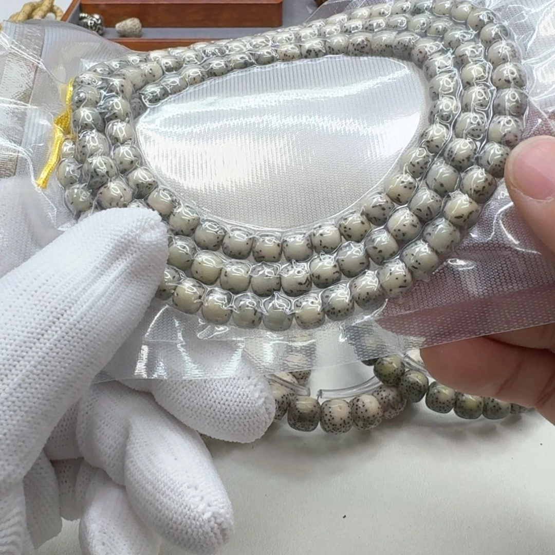 星月菩提手串5尊宠糯冰绿河豚7左右108
