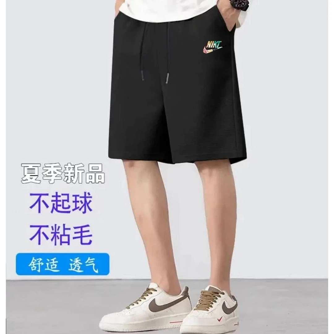 夏季男士短裤宽松中裤五分裤休闲潮流薄款运动短裤NIKF保罗卫裤潮
