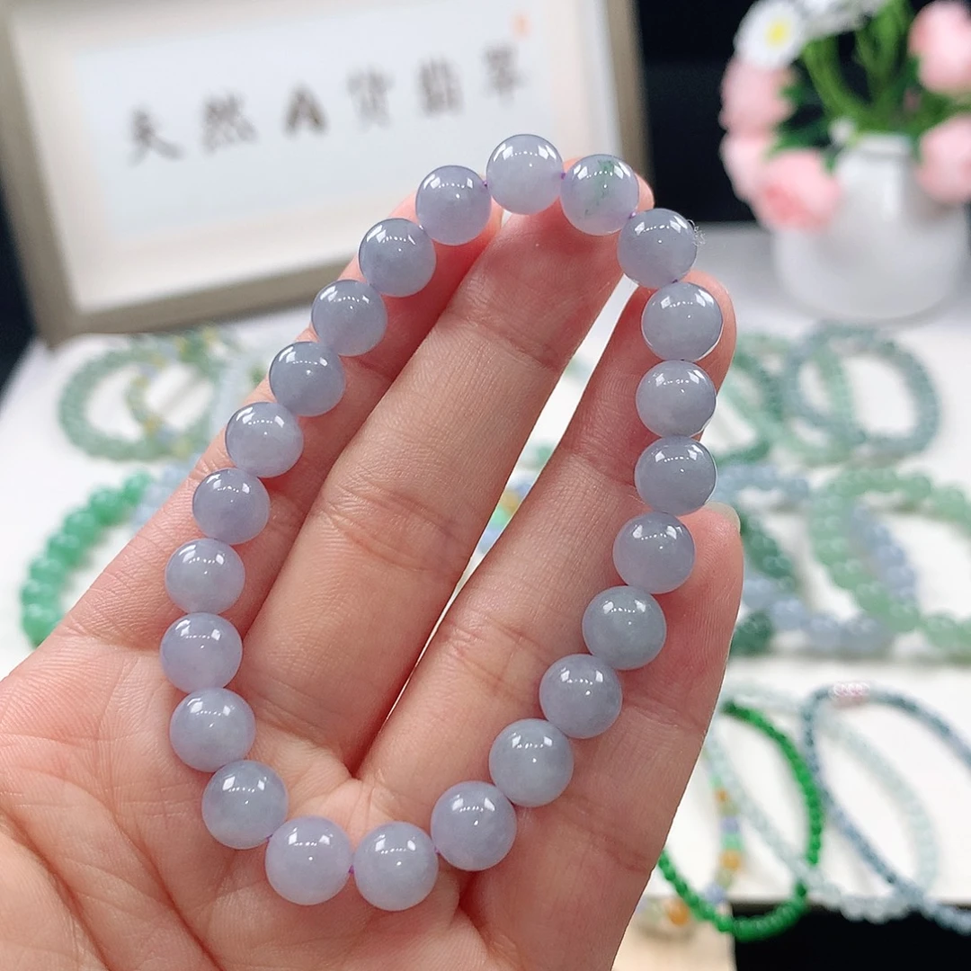 翡翠未镶嵌手链手链8mm