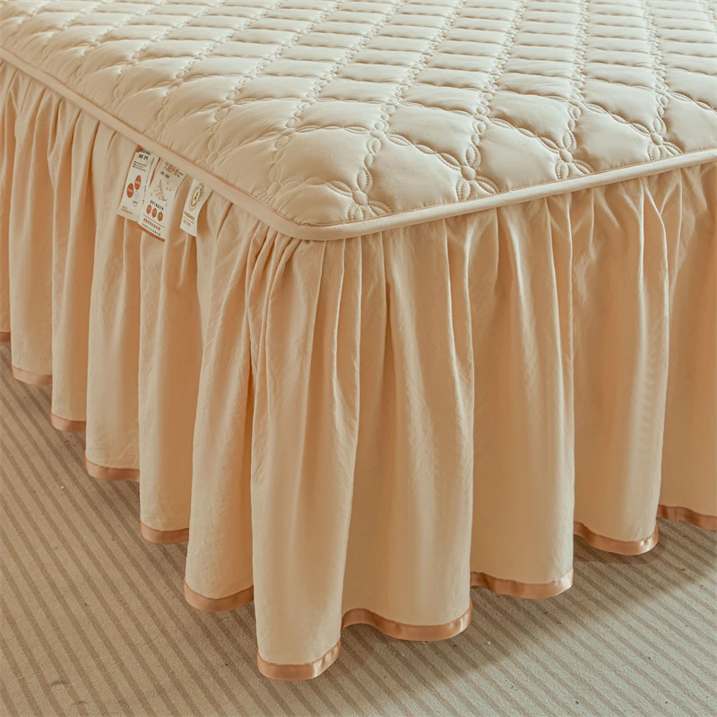 席梦思床垫保护套床笠式床罩防尘罩床裙款夹棉防滑套加厚床单裙