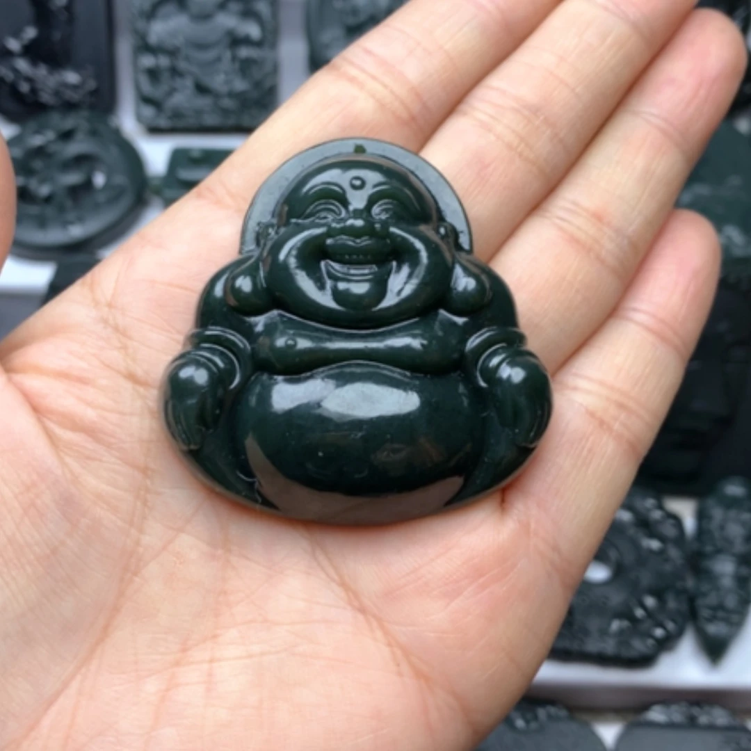 【闪购商品】和田玉颈饰未镶嵌双面雕刻