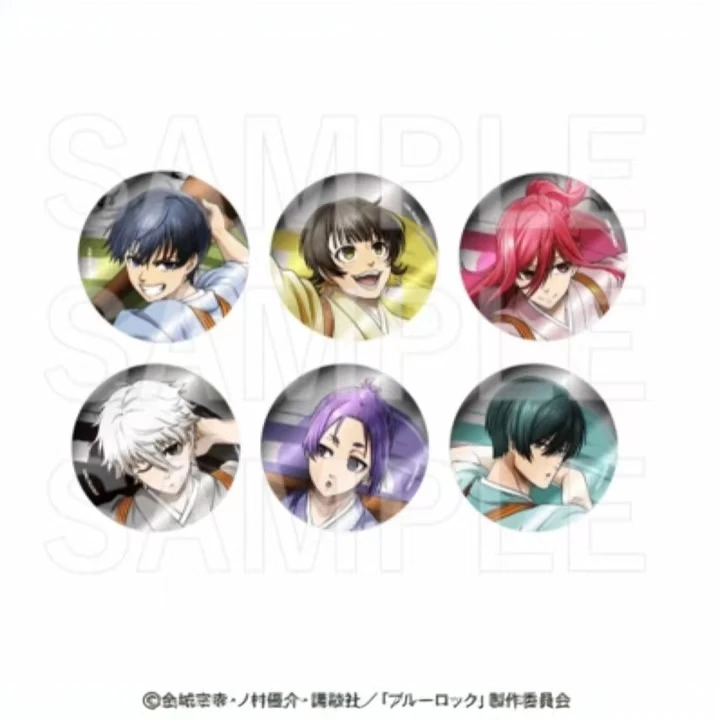 【蓝色监狱】肉汁饺子联名正版吧唧 盲盒代拆 【拆卡】