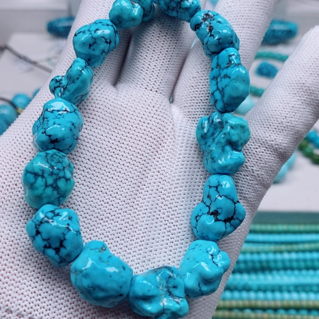 绿松石未镶嵌手串