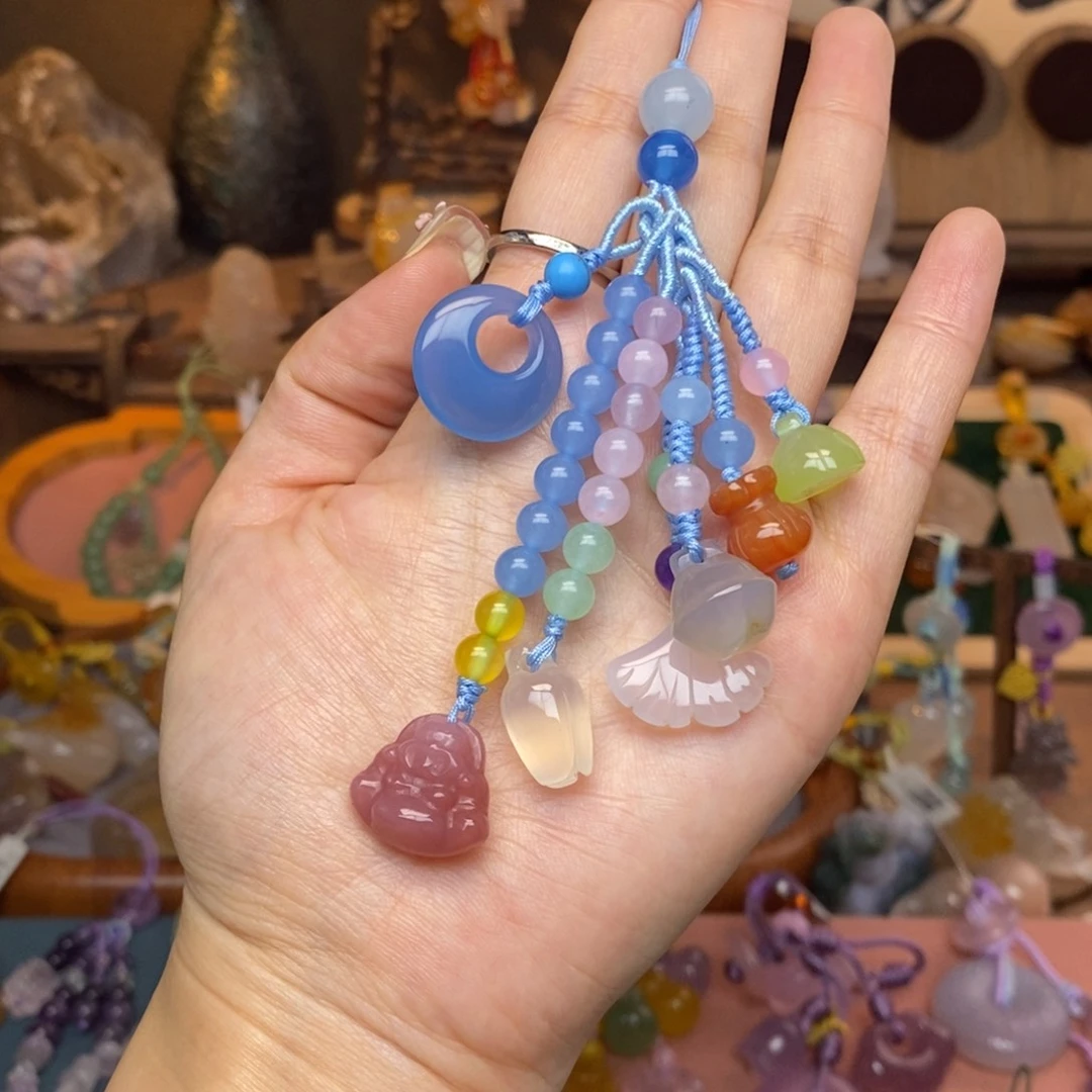 玛瑙/玉髓未镶嵌车挂