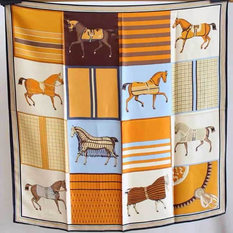 【FD BZK】八马图 丝巾