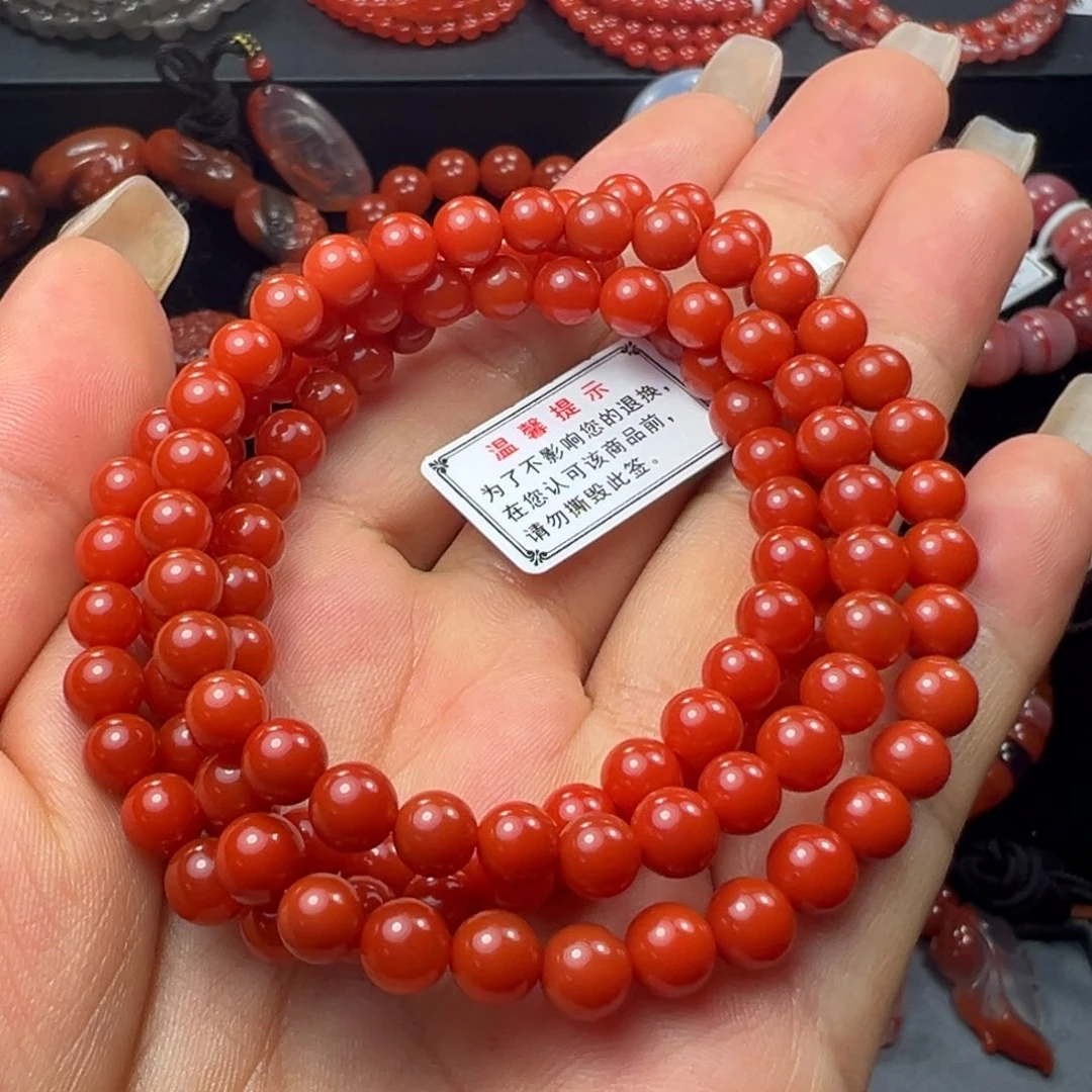 未镶嵌手串南红玛瑙