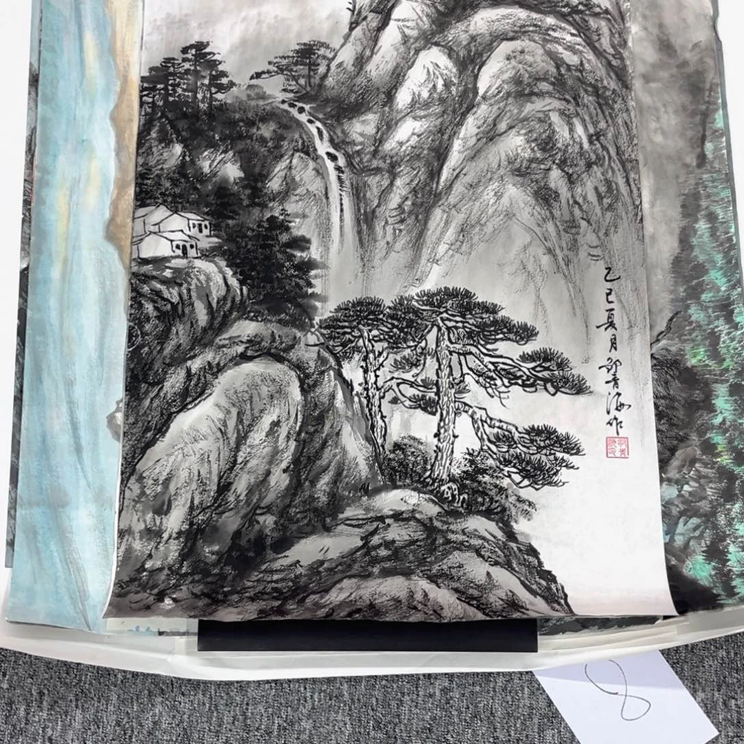 睿***了国画绘画作品多次在全国