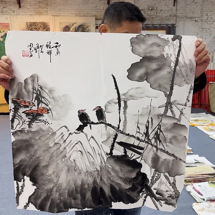 横款国画作品展览等活动