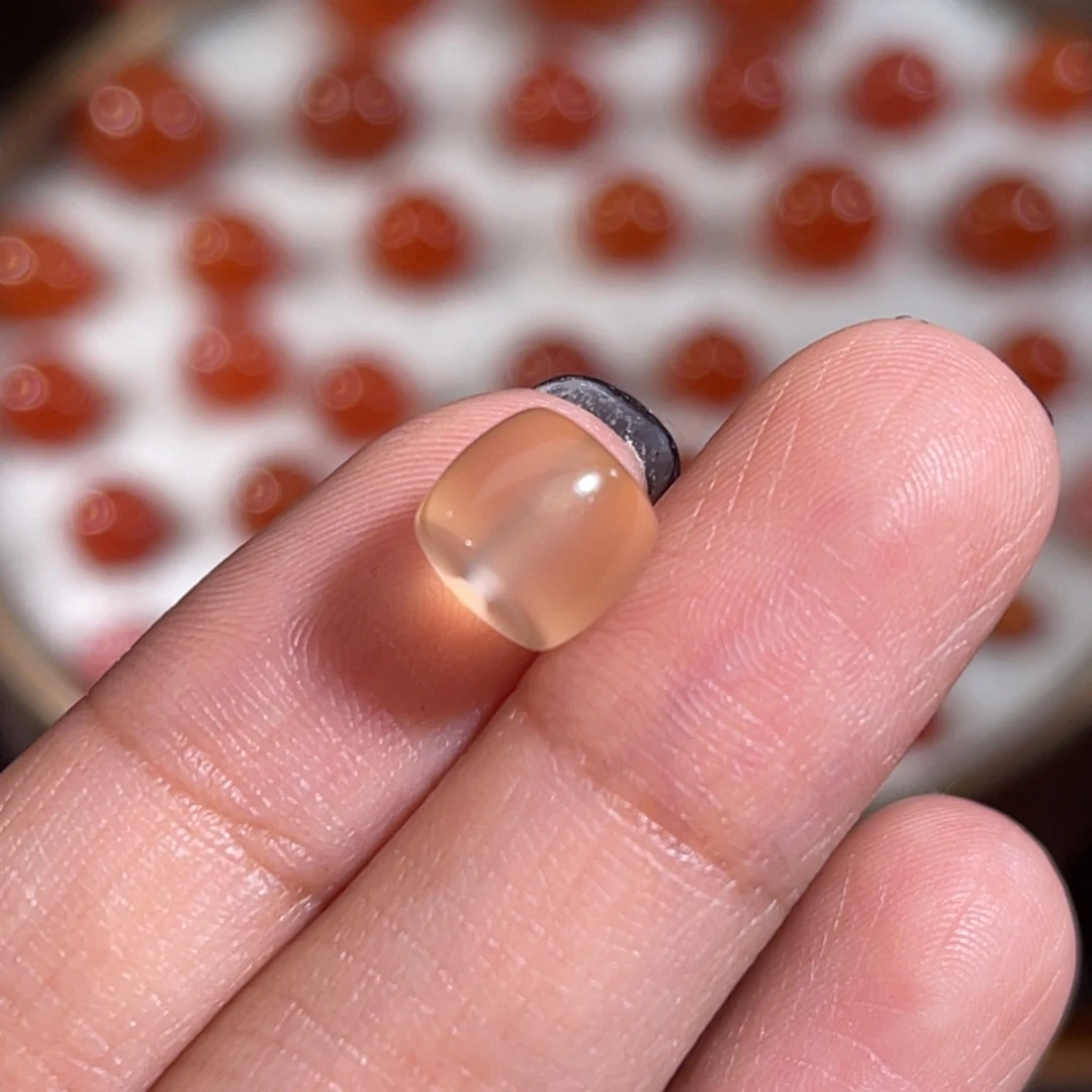 玛瑙/玉髓未镶嵌直切珠 8x7mm 不换退