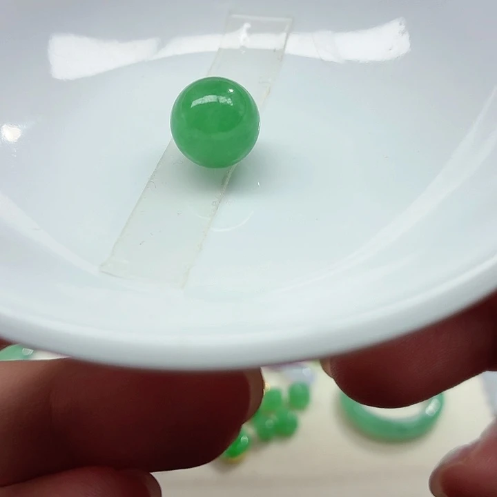 翡翠未镶嵌手链天然缅甸翡翠A货卡11.7