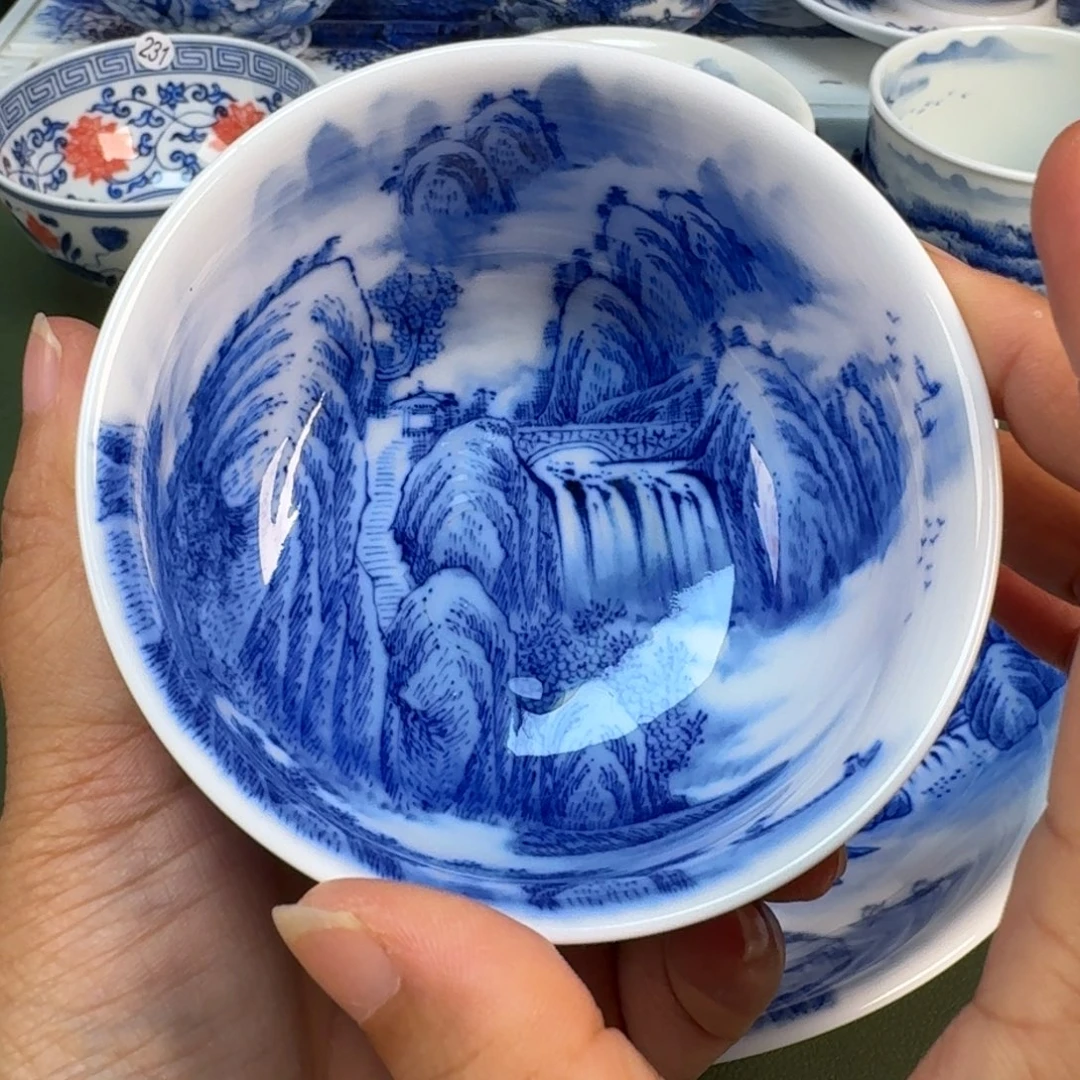 景德镇纯手绘茶具圆圆223