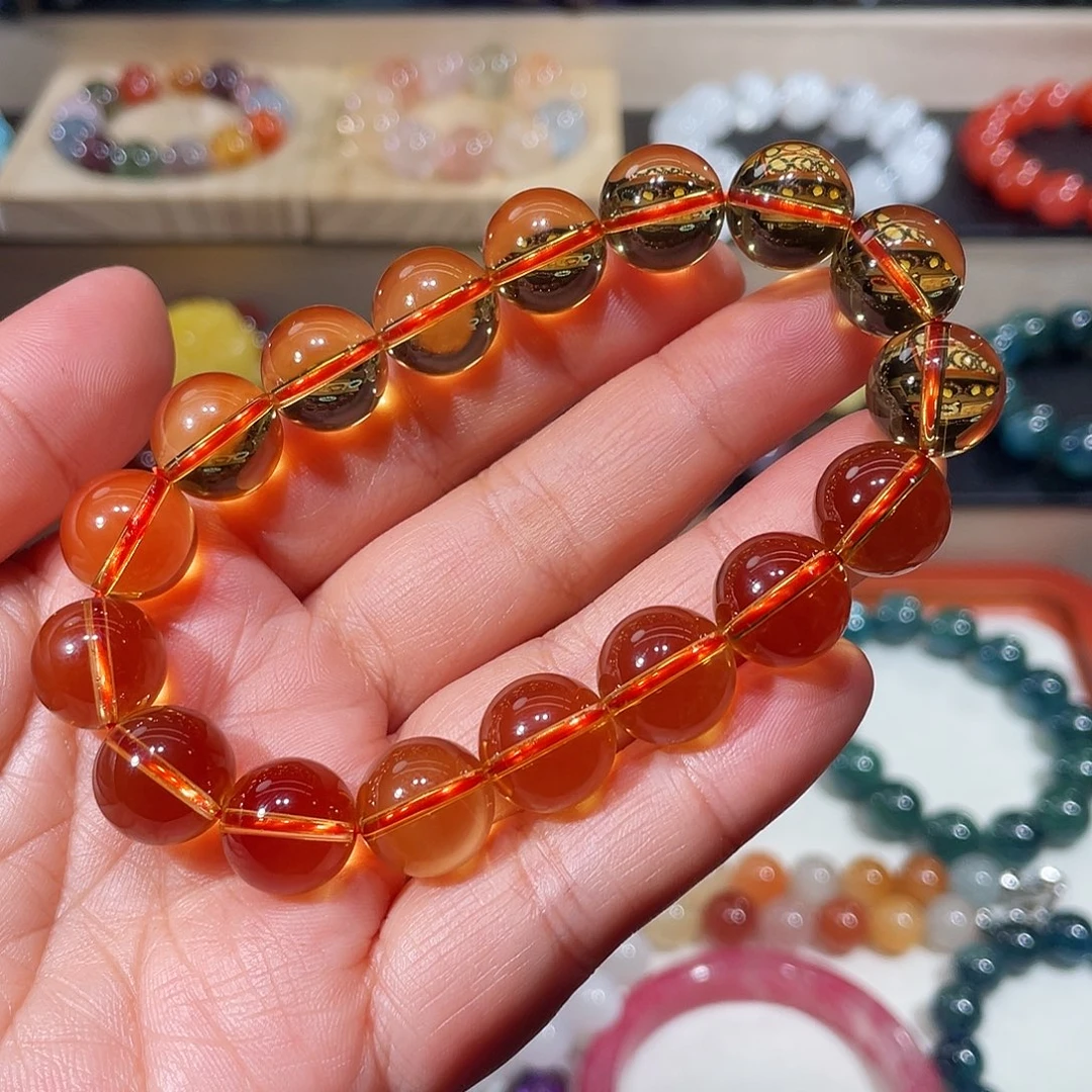 手链水晶未镶嵌黄水晶手链