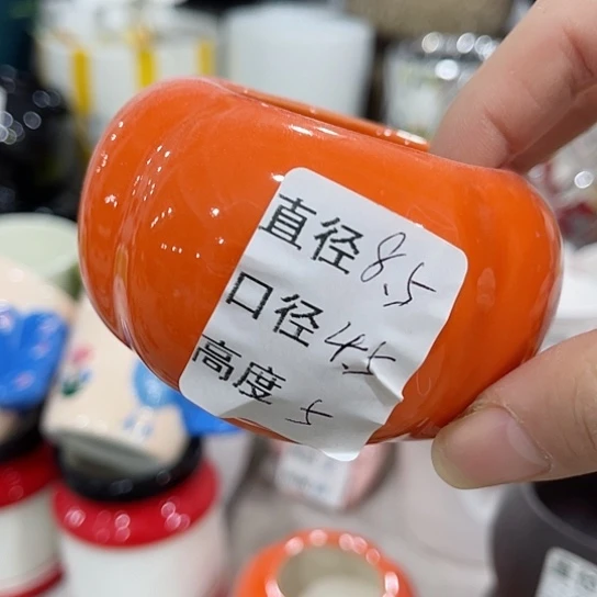 多肉绿植陶瓷花盆9.9包邮，有孔