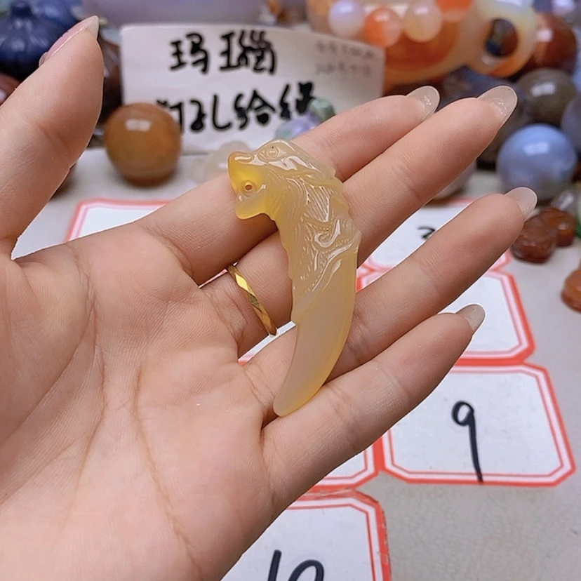 【闪购商品】未镶嵌玛瑙/玉髓珠宝半成品渔*