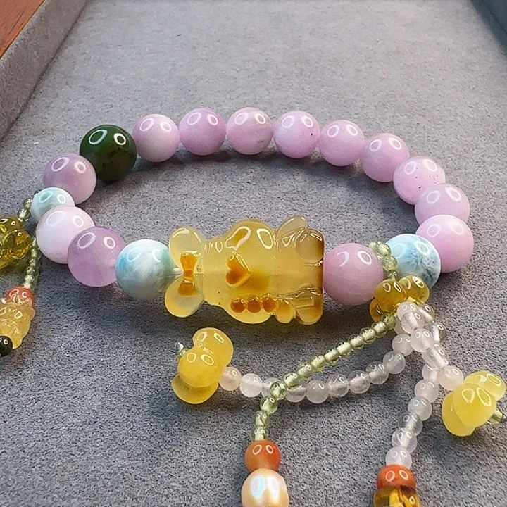 琥珀未镶嵌手链琥珀手串