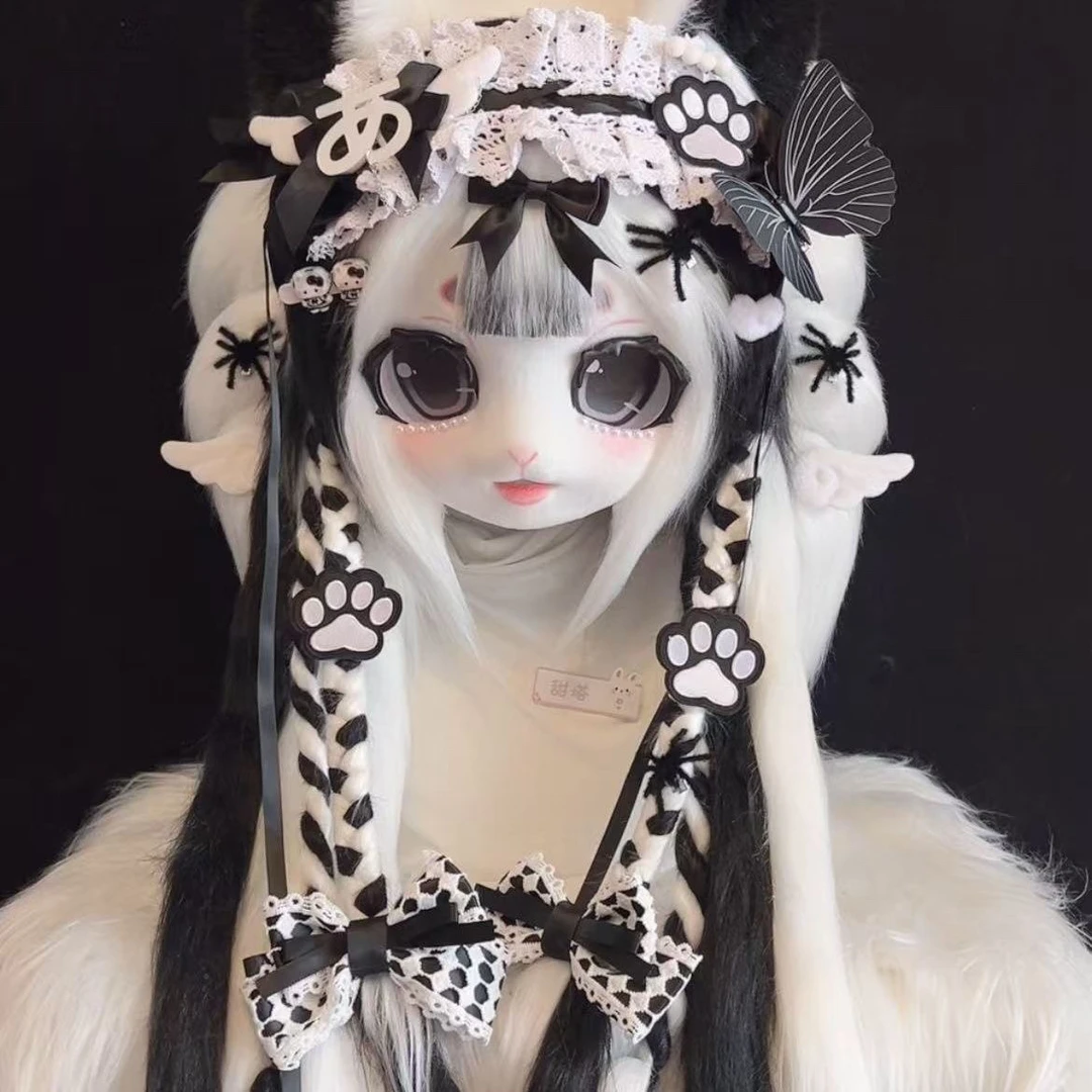 兽头洛丽塔系Kig 可爱头骨定制高级定制（送kig手套一双➕梳毛刷）