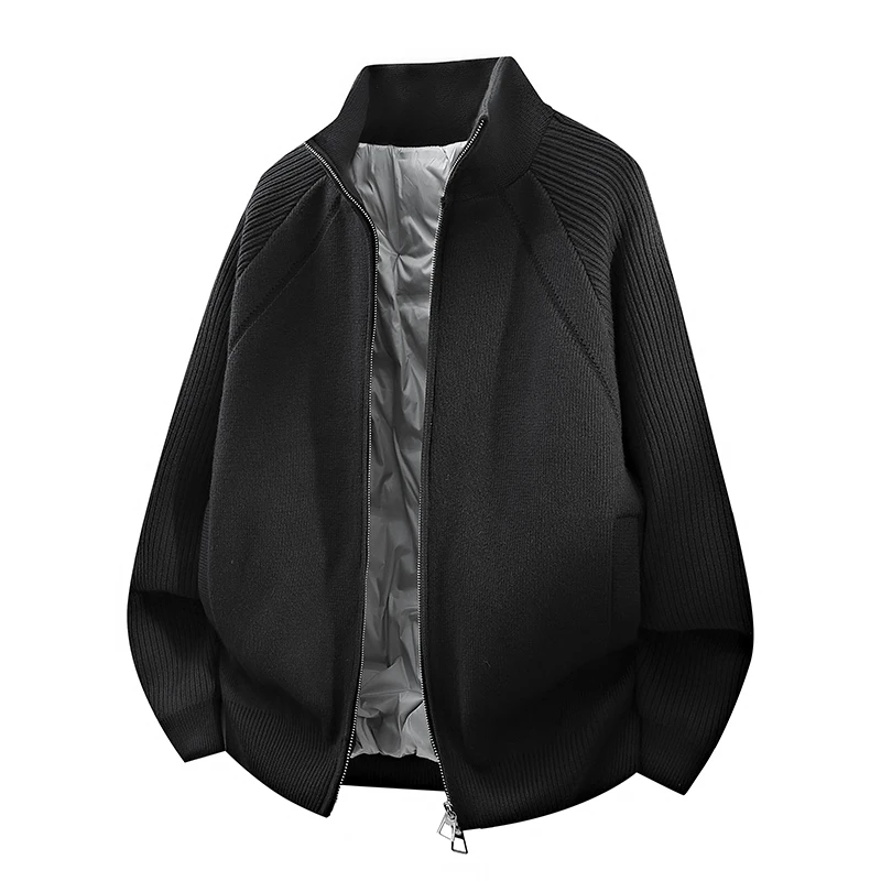 凡客毛衣立领羽绒服