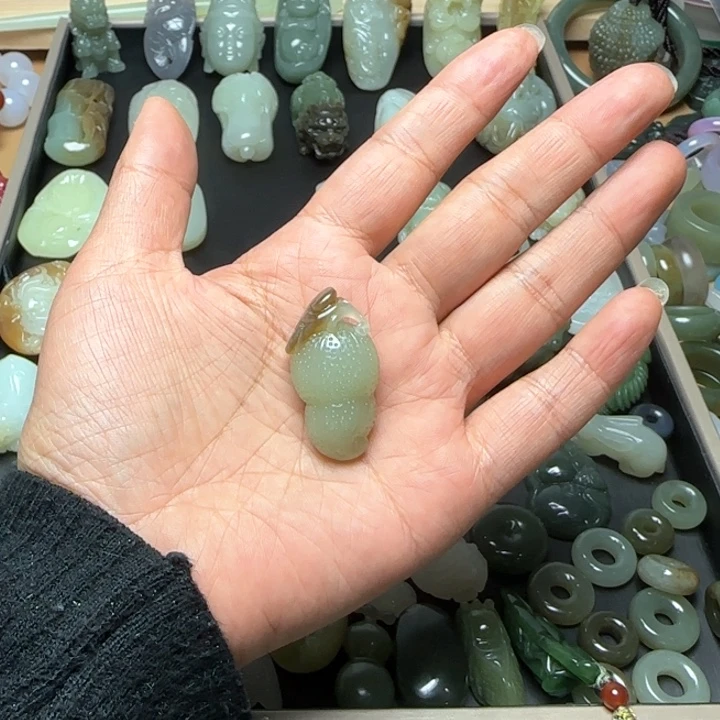 和田玉挂件未镶嵌鑫*