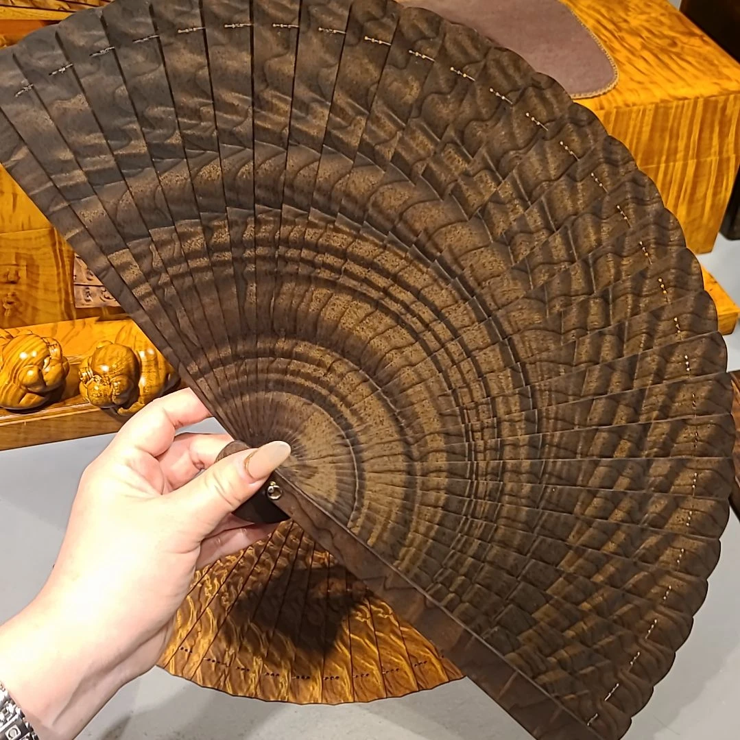 金丝楠24小叶桢楠金丝楠木苏扇