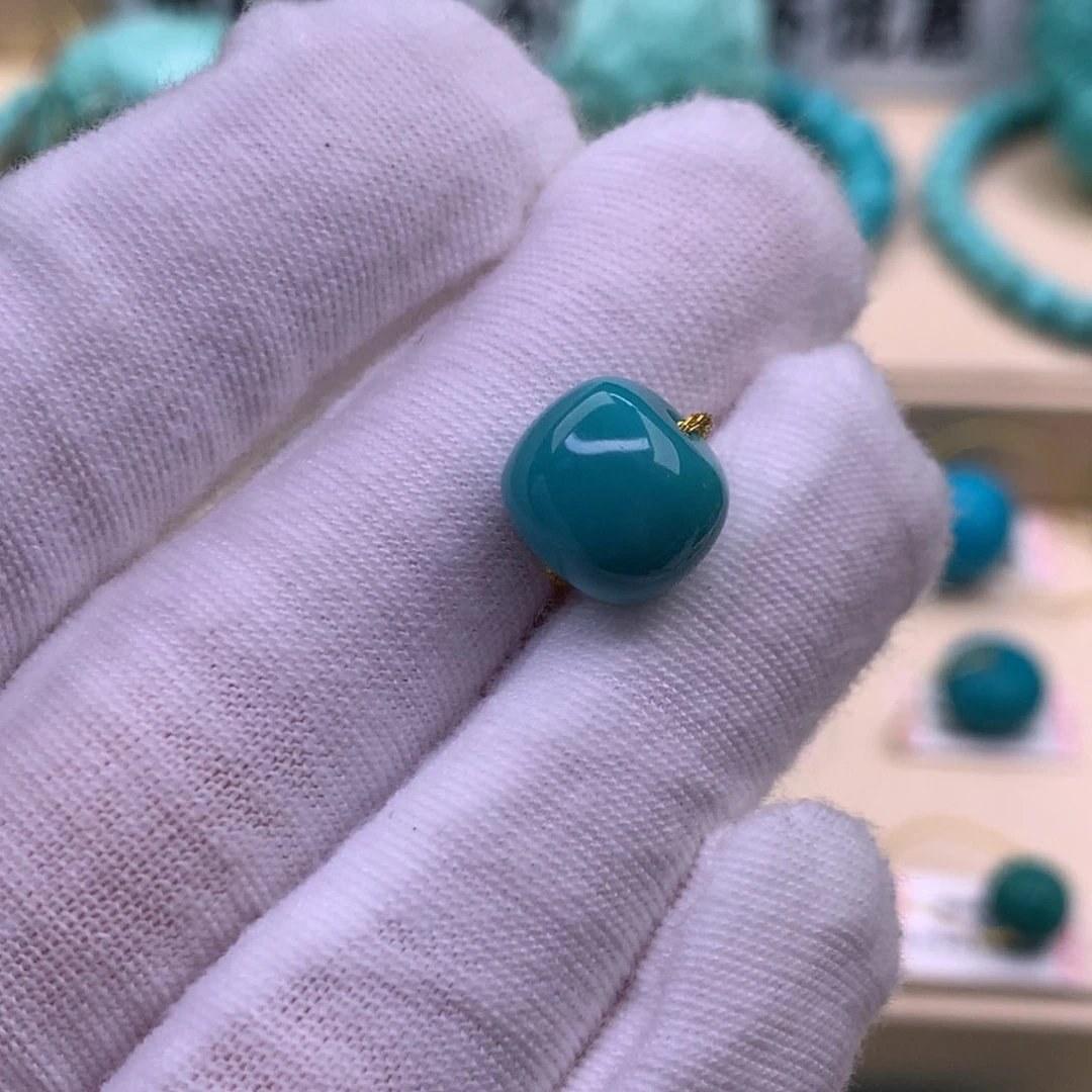 未镶嵌绿松石珠宝奇石10.7