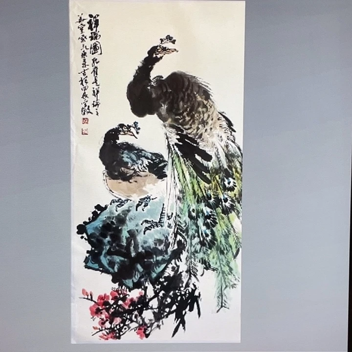 国画张圣敏先生纯手绘作品