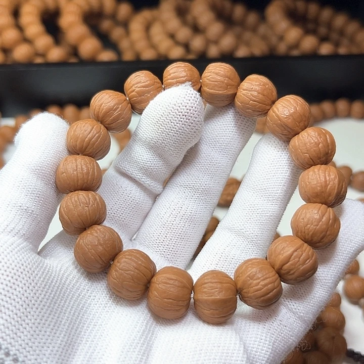 日***z桃核手串15南瓜猴头