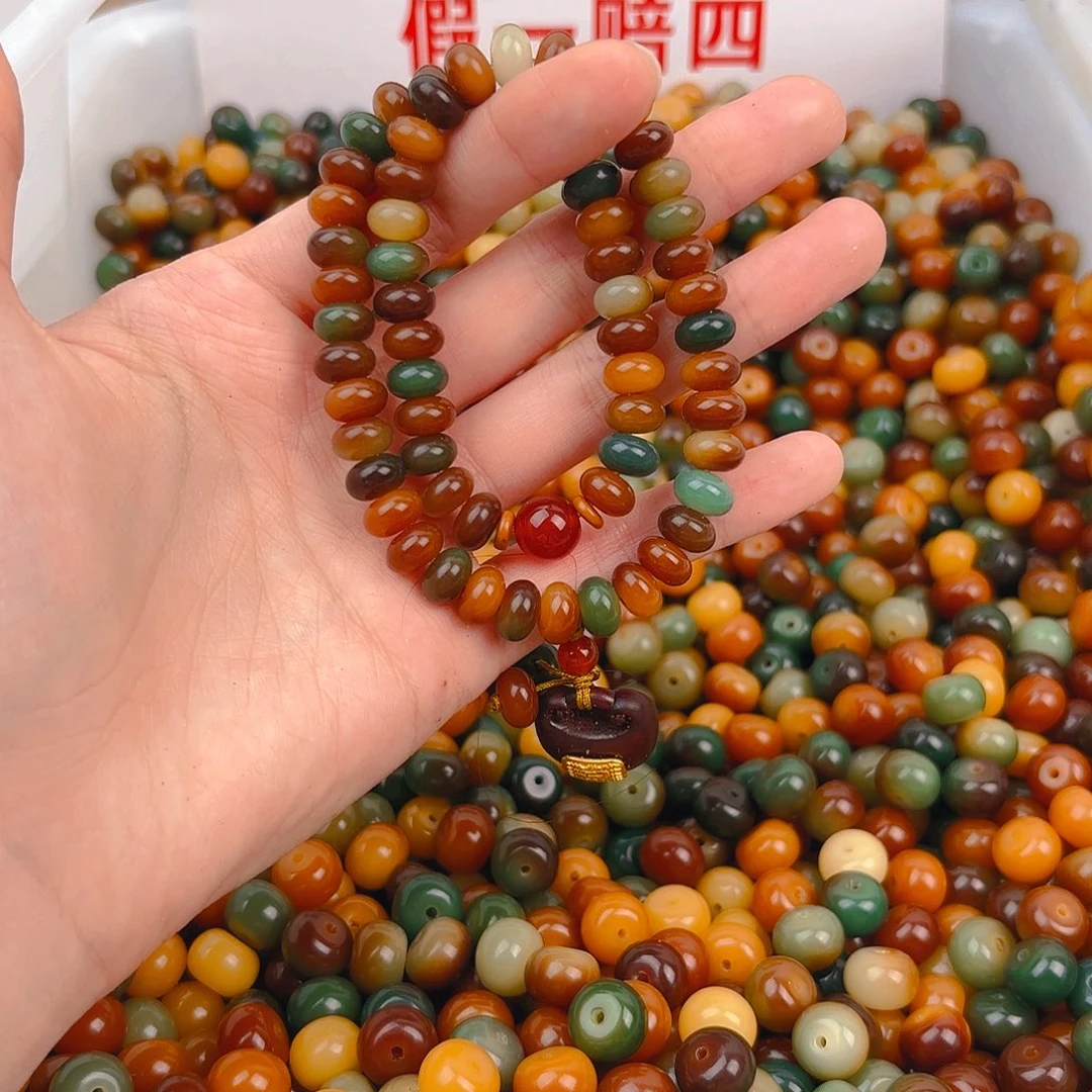 吊坠菩提根/象牙果小敦煌算盘双圈