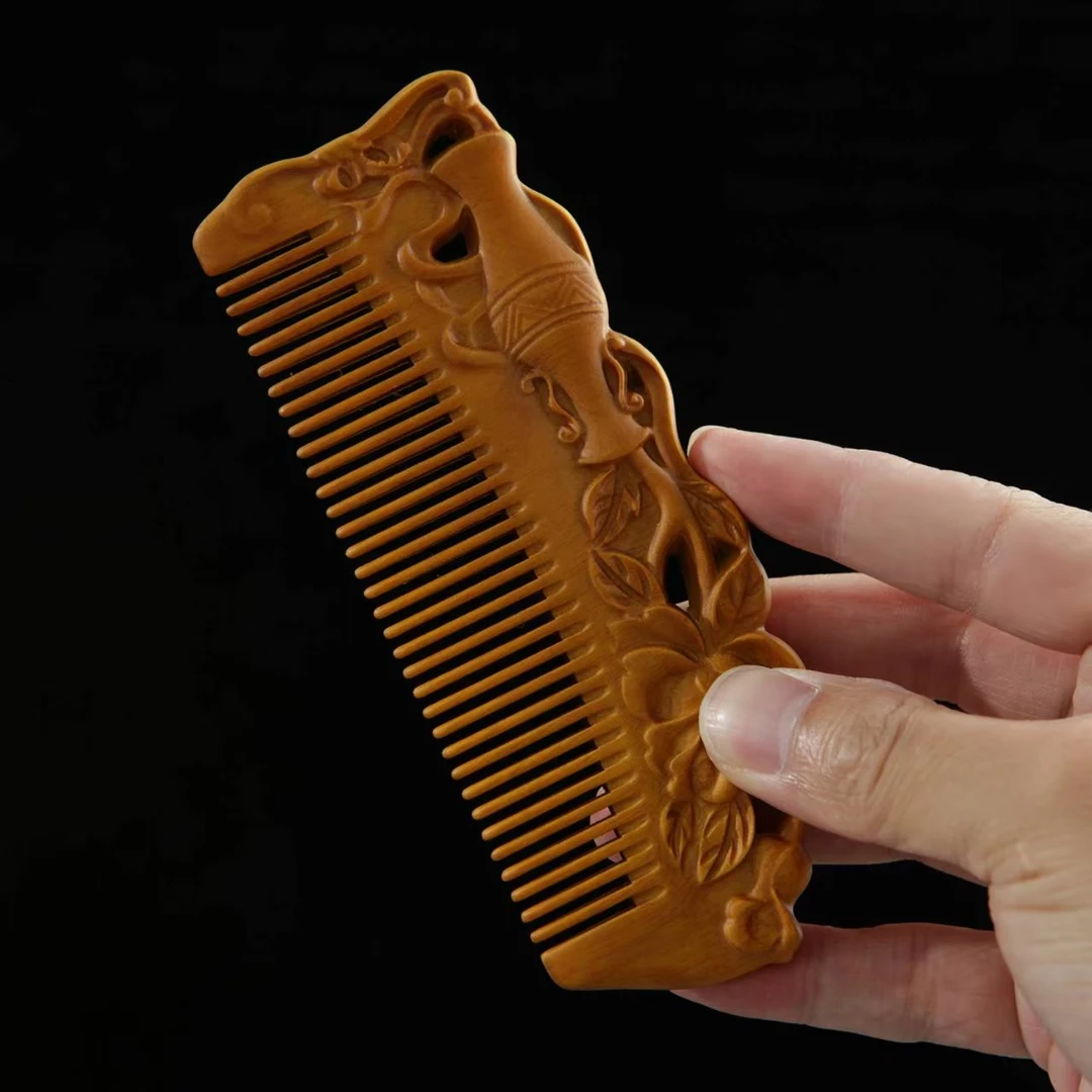 宝丫轻奢 女式梳发按头皮多用木梳K2852