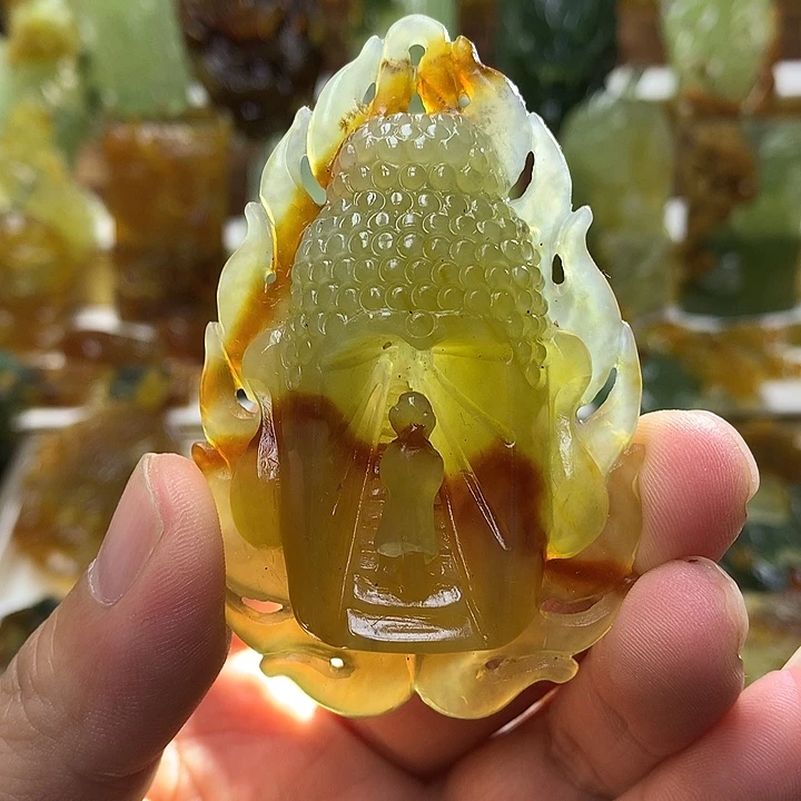 蛇纹石玉未镶嵌珠宝半成品