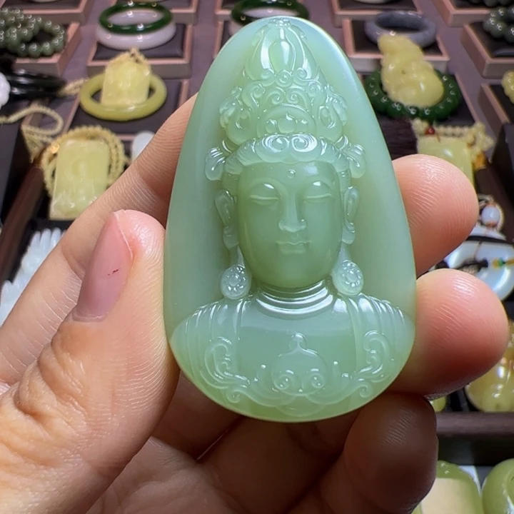和田玉（碧玉）未镶嵌颈饰