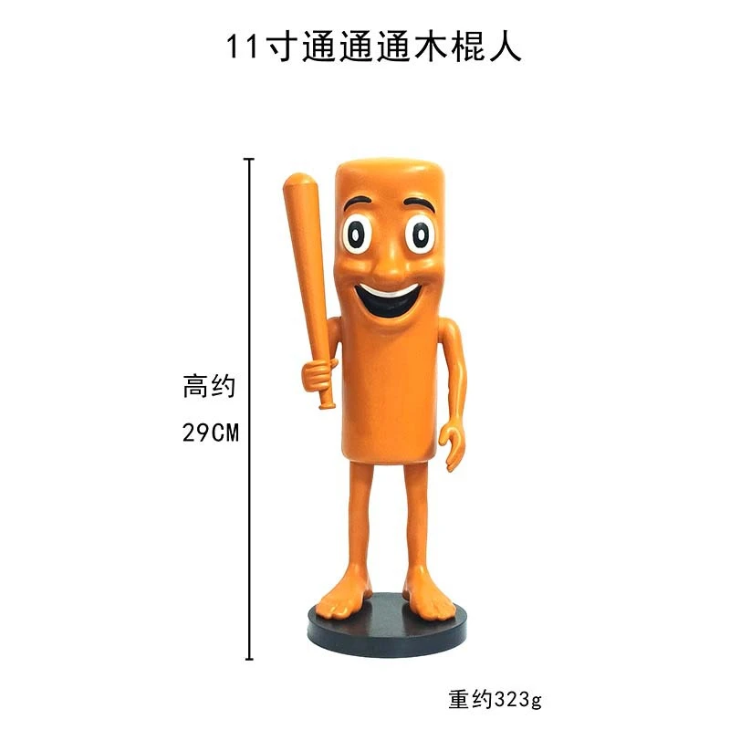 超大号巨型木棍人手办外国抽象山海经大号鲨鱼模型玩具搞怪摆件