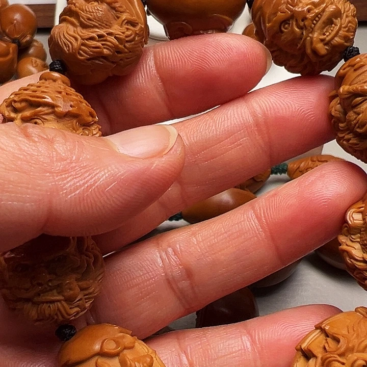 橄榄核手串/手链钟馗头