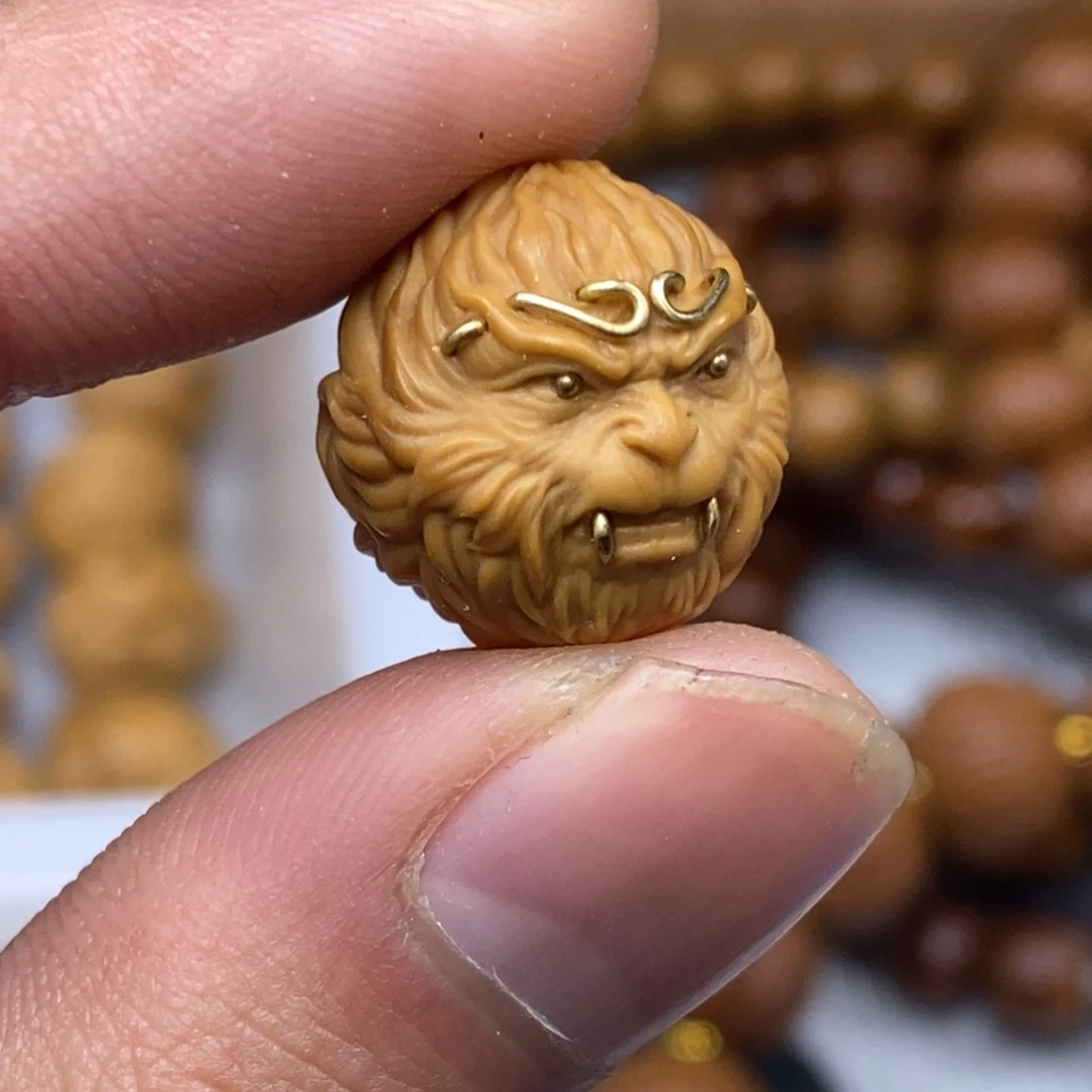 猴头核桃吊坠重工大圣