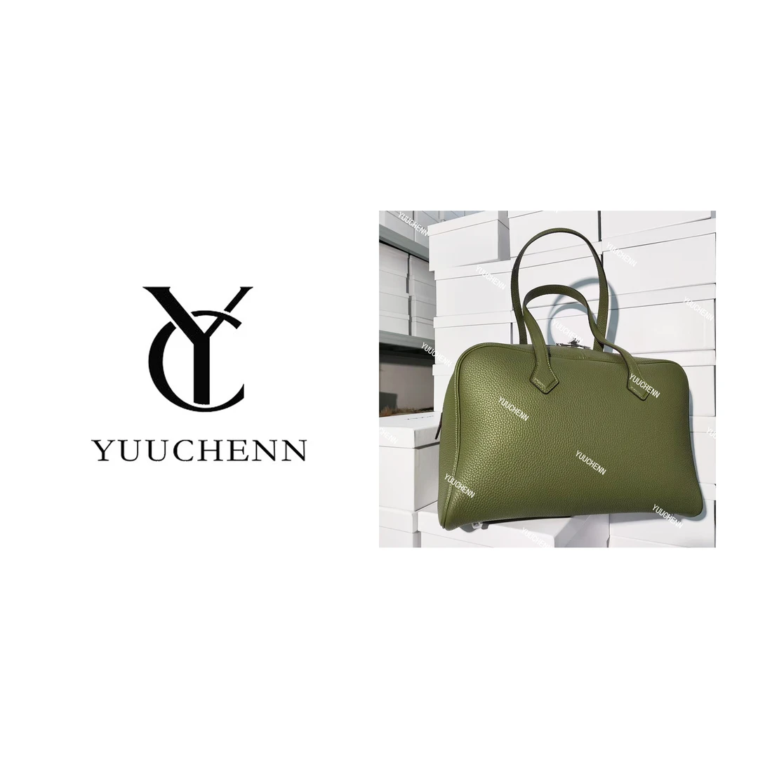 YUUCHENN/【Victoria】进口TC牛皮 35cm丛林绿 HH4708