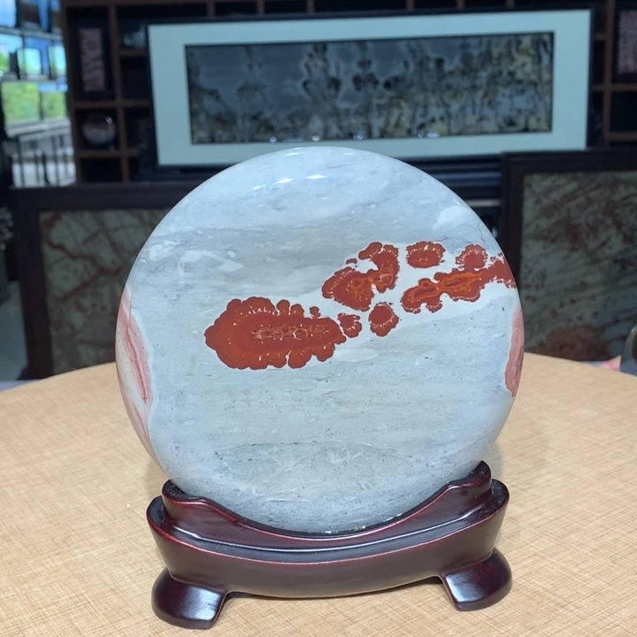 广西国画石摆件，观赏收藏