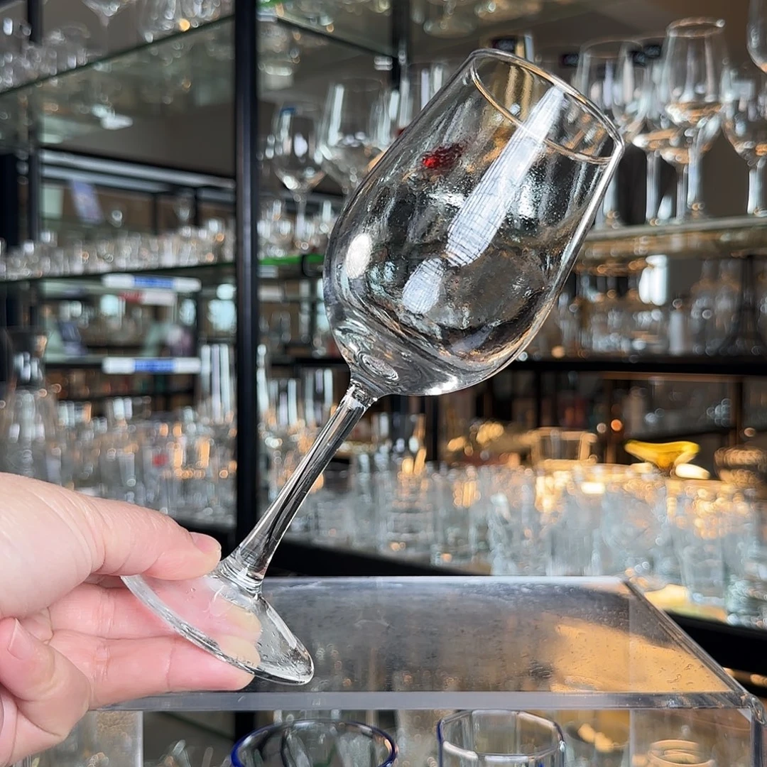 手柄款玻璃6135红酒杯320毫升六个